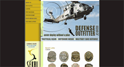 Desktop Screenshot of defenseoutfitter.com